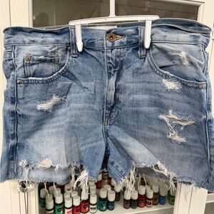 Pistola Distressed Denim Shorts Size 27 style #P445TREP-OSA